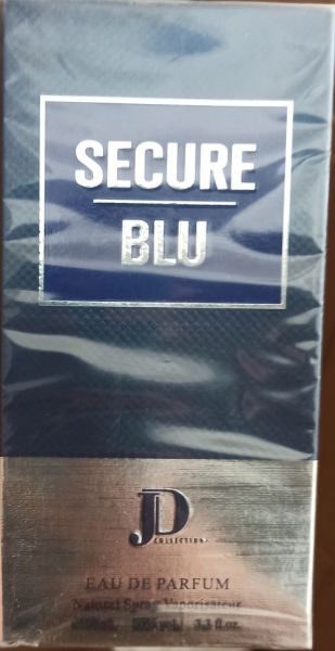 Мъжки парфюм SECURE BLU 100ml JD Collection – Цена | auracosmetics.bg