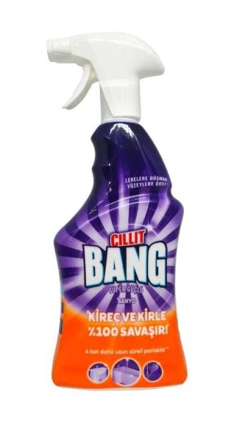 Спрей за баня против котлен камък Cillit Bang Banyo, 750 мл